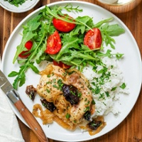 Sweet and savory chicken thighs