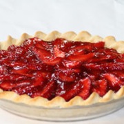 Strawberry glaze pie