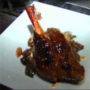 Wine country slow braised lamb shank