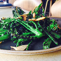 Fog City grilled broccolini