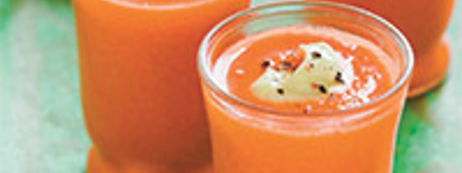 Velvety Mediterranean gazpacho